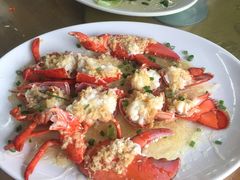 蒜蓉开边蒸龙虾-明记海鲜大排档(巽寮湾店)