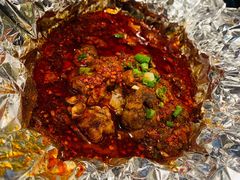 铁板脑花-盡膳口福跷脚牛肉火锅(北美新天地店)