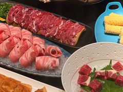 -海上明月海鲜火锅 鲜切牛肉