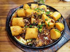铁板日本豆腐-八一潮州砂锅粥城