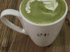 抹茶拿铁-24H COLOR咖啡厅(惠州金山湖店)