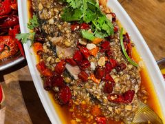 蒜爆鱼-杨氏青龙虾·羊蝎子(托乐嘉店)