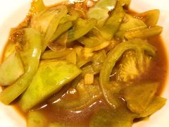 爆炒青番茄-丁里羊肉小镇(天鹅湖总店)