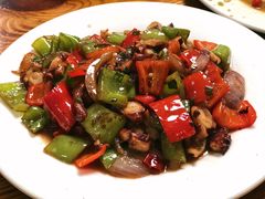 鱿鱼炒尖椒-阿军排档·烧烤