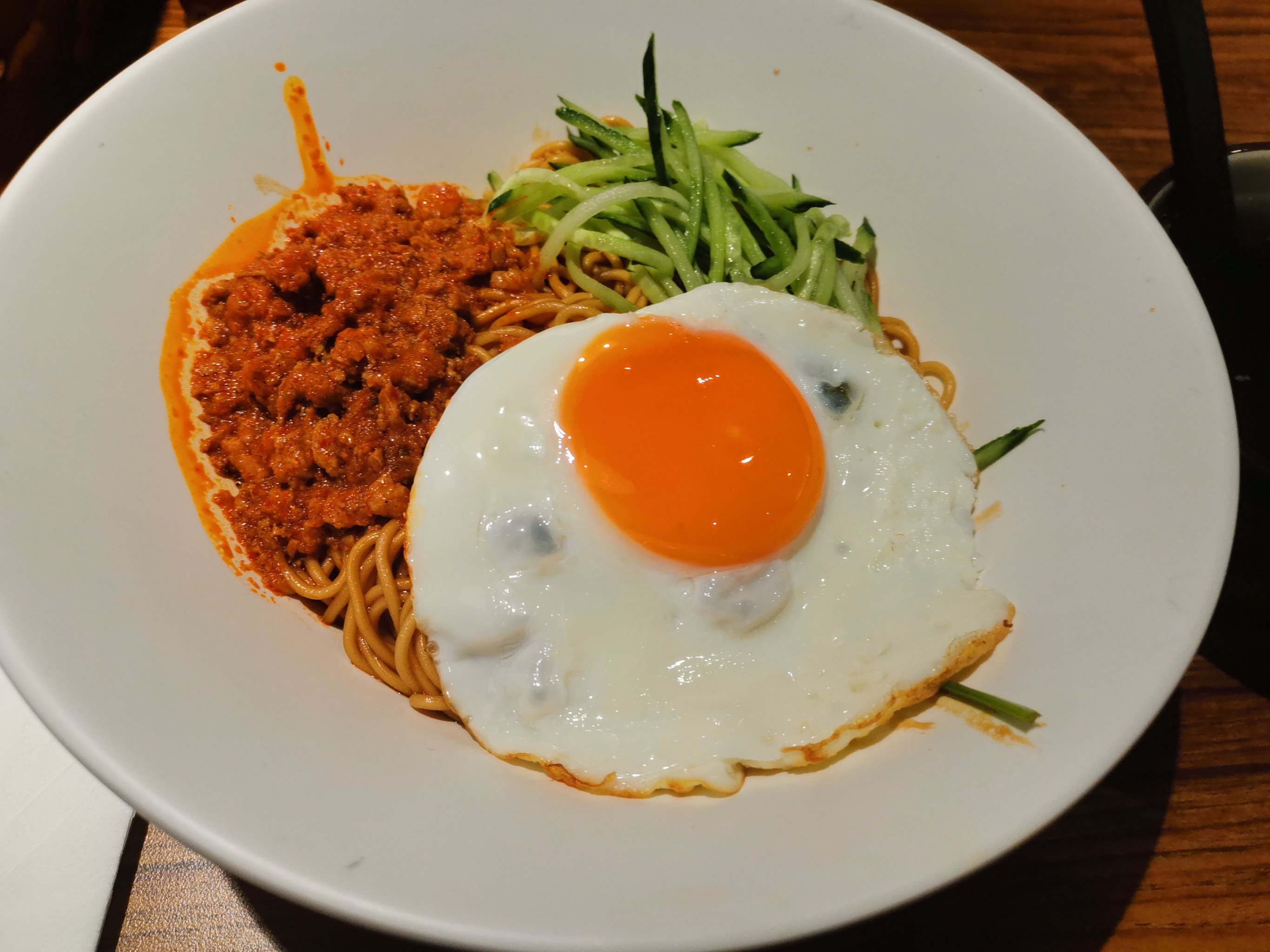 7月份的第一份面:北海道风味肉酱拌面