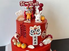 -卡比儿童蛋糕·心意定制·低脂零卡糖动物奶油FancyBALLOON(滨海店)