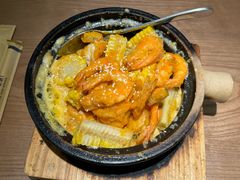咸蛋黄焗大虾-啫火啫啫煲·顺德干蒸(西乡天虹店)