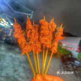 露天街边吃烤串才是厦门，白天肉铺晚上烤串