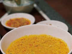蟹粉白菜烂糊肉丝-杭州西子湖四季酒店·金沙厅
