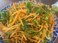 香菜馓子-多福临砂锅居(苏堤北路店)