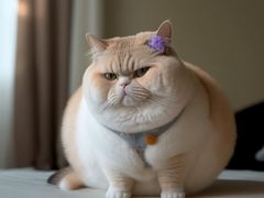 -欣宠猫屋·矮脚拿破仑·蓝金金渐层