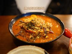 辣白菜海鲜汤饭-食戟
