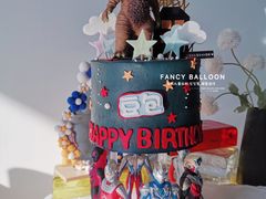 -卡比儿童蛋糕·心意定制·低脂零卡糖动物奶油FancyBALLOON(滨海店)