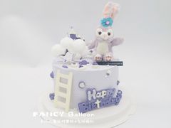 -卡比儿童蛋糕·心意定制·低脂零卡糖动物奶油FancyBALLOON(滨海店)
