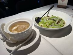 地皮菜干贝烧丝瓜-四季民福烤鸭店(故宫店)