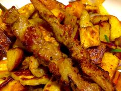 羊肉串-语言大学-清真食堂