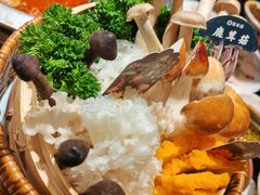 菌菇拼盘-憨石匠山野鲜菜火锅(理工店)