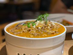 厦门沙茶豆花煮肥牛-宴南庭·闽味私房菜