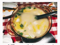 鸡汤小白菜煮榆林豆腐-西贝(宝乐汇店)