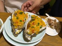 蒜蓉粉丝蒸生蚝-必点海鲜·海肠捞饭·鲅鱼水饺(滨江道店)