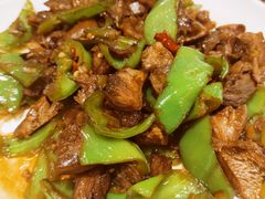 尖椒炒羊头肉-老三羊汤【北兴隆街店】