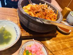 泡菜猪肉石锅拌饭-金石陈朝鲜拌饭(东城万达店)