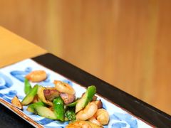 铁板烧大虾芦笋香菇-西村日本料理(香格里拉饭店)