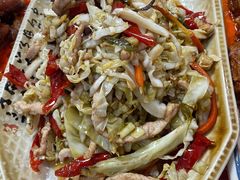 泡菜炒肉丝-乐乐餐厅(湘子庙街店)