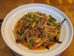 老坛酸萝卜炒肉丝-鸡毛店·川菜(李家沱店)