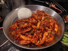 辣味碳烤无骨鸡腿肉-青春韩国料理(光环店)