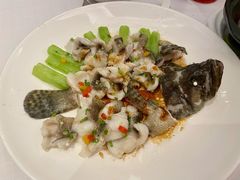 蒜香古法蒸老虎斑-北京厨房(SKP店)