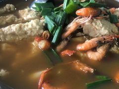 豆腐配虾-小乡小镇·传承桐庐土菜·老板亲自烧的菜