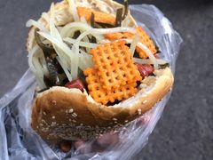 鸡蛋花干夹馍-三兄弟高炉烧饼