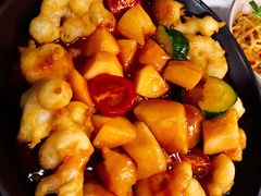 虾仁糖醋肉-包装马车·韩国料理·포장마차