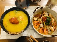 膏蟹汤面-十面欢腾·海鲜面·台式Bistro(长乐路店)