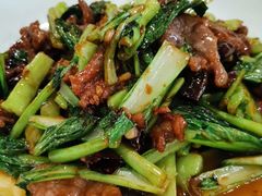 青菜炒牛肉-陶然居·重庆菜(两江会馆店)