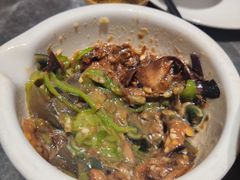 皮蛋辣椒擂茄子-炊烟小炒黄牛肉(浦东世纪汇店)