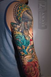 -幸运7纹身刺青Lucky7tattoo