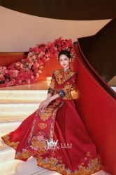 点击看大图 -艾拉·女王婚纱礼服馆