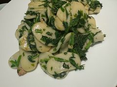 芥菜肉丝炒年糕片-钱塘花园·宁波菜