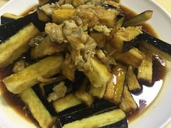 蛤蜊肉拌茄子-华春餐馆(鱼山路店)
