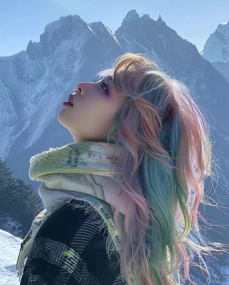 炫彩缤纷!魅力无限的彩虹渐变挑染发型