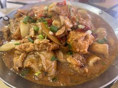 干锅鱼籽鱼泡-长临河古镇福味轩土菜馆(长临河店)