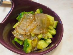 海蜇头拌黄瓜-丁字口海鲜热炒·烧烤大排档