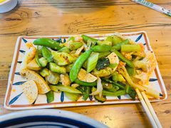 -长青菠菜面·烧烤
