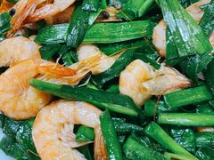 韭菜炒河虾-国强手抓(西夏区店)