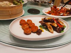 煎酿冬菇雪花牛肉-泓历皇朝酒店(东亭店)