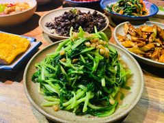 清炒鸡毛菜-兰溪小馆(东直门簋街店)