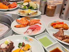 -绿岛港轩海鲜烤肉涮锅自助餐厅