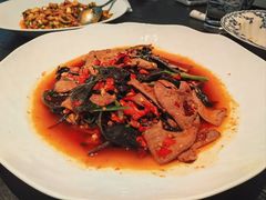 血皮菜炒猪肝-金谷仓家庭料理(马泉营店)